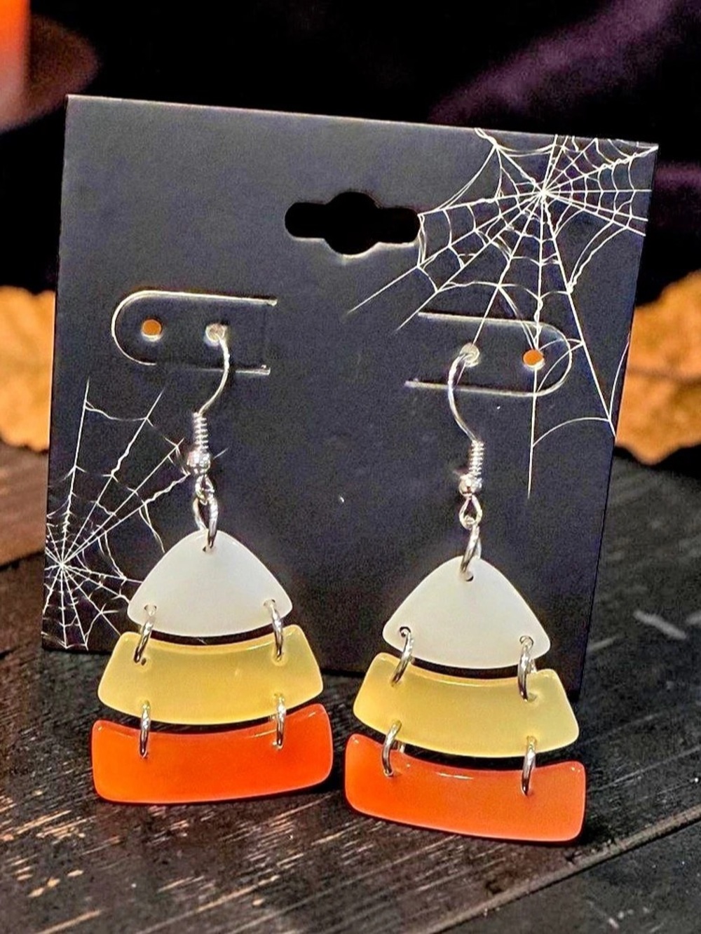 Kohl's Halloween Candy Corn Drop Earrings